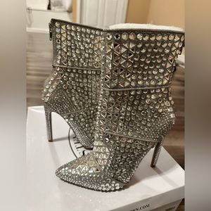 Steve Madden whole rhinestones booties